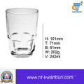 Top Grade Glass Cup for Vodka Whiskey Cup Kitchenware Kb-Hn0353